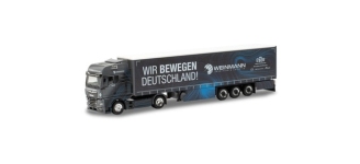 Herpa 955461 - H0 - MAN TGX Gardinen-Sattelzug Weinmann